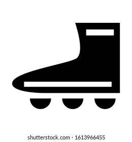 roller skate icon isolated sign symbol vector illustration - high quality black style vector icons
