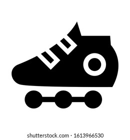 roller skate icon isolated sign symbol vector illustration - high quality black style vector icons
