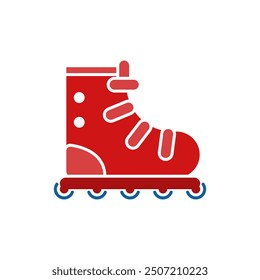 Roller skate icon. Premium quality isolated rollerskating element in trendy style. vector icon editable. Perfect for web and app interfaces, infographics, etc.