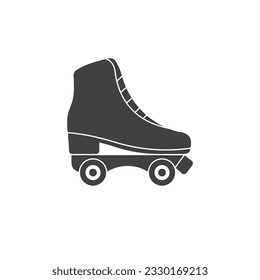 Roller Skate Icon Vector Design. 