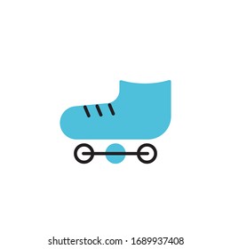 roller skate icon vector illustration. roller skate icon modern style design