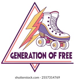 Roller Skate Nostalgia: Generation of Free