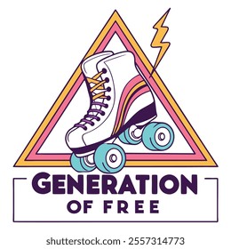 Roller Skate Nostalgia: Generation of Free