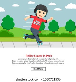 Roller Skate In Park Job Information