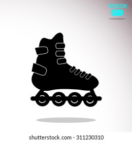 roller skate symbol - vector illustration. eps 10