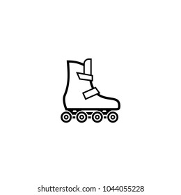 Roller skate vector icon