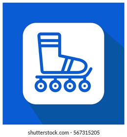 Roller skate vector icon