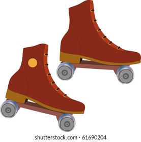 The roller skates