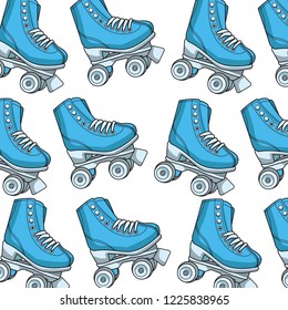 Roller skates background