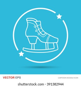 Roller skates doodle