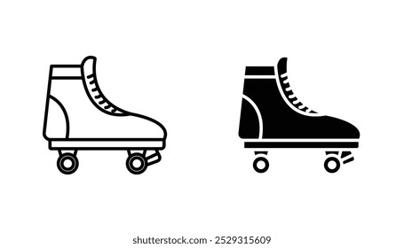 Roller skates icon concept. Stock vector