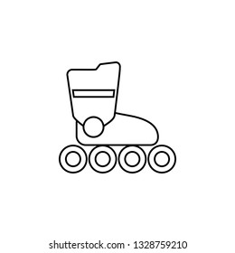 roller Skates icon. Simple thin line, outline vector of universal icons for UI and UX, website or mobile application