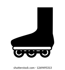 ROLLER SKATES ICON. VECTOR ILLUSTRATION