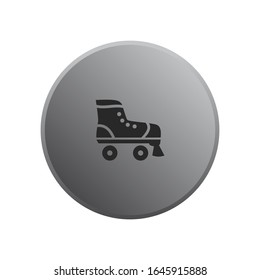 roller skates Icon vector sign isolated for graphic and web design. roller skates symbol template color editable on white background.