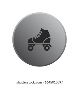 roller skates Icon vector sign isolated for graphic and web design. roller skates symbol template color editable on white background.