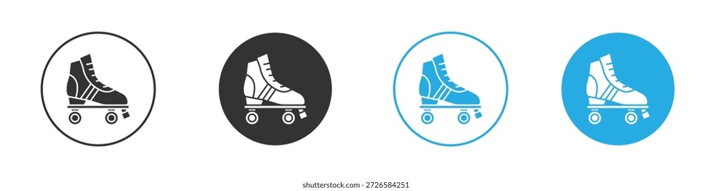 Roller skates icons, for mobile concept and web design. vector illustration. EPS10