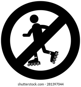 Roller skates are prohibited