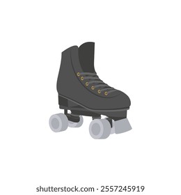 Roller Skates, Sport Equipment Vector Illustration Isolated