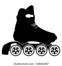 Roller skates. Vector.