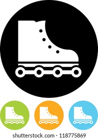 Roller skates - Vector icon isolated