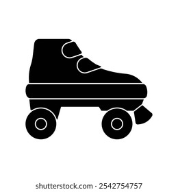 roller skating icon illustration design