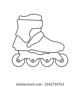 Diseño de ilustración de icono de patinaje sobre ruedas