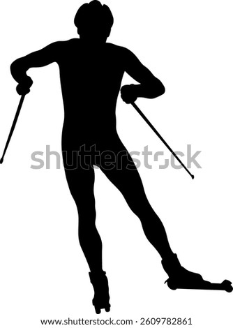roller skiing form training for cross-country skis in summer months