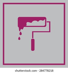 Roller vector icon