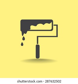 Roller vector icon