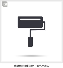roller vector icon