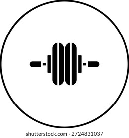 Ícone de vetor de cilindro. Pode ser usado para impressão, aplicativos móveis e da Web.