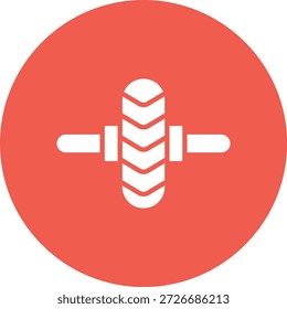 Ilustração de design de ícone de vetor de rolo