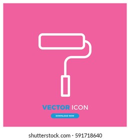 roller vector icon illustration