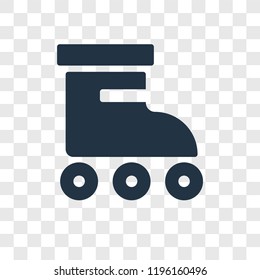 Roller vector icon isolated on transparent background, Roller transparency logo concept