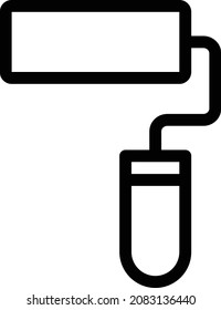 roller vector illustration isolated on a transparent background . colour vector icons for concept or web graphics.