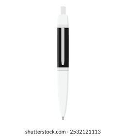 Caneta rollerball isolada sobre fundo branco. Ilustração vetorial