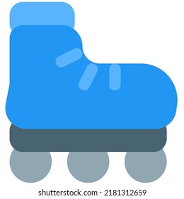 Rollerblade shoes for the extreme sports layout