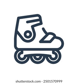 Rollerblade Y2K Vector Icon Illustration