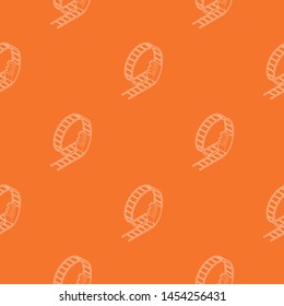 Rollercoaster pattern vector orange for any web design best