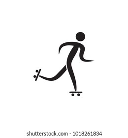 rollerplayer icon. Elements of sportsman icon. Premium quality graphic design icon. Signs and symbols collection icon for websites, web design, mobile app on white background