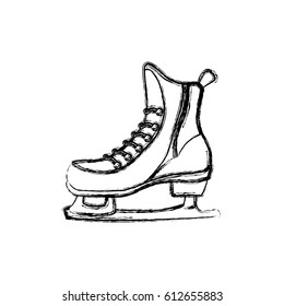 Rollers and ice skates sport