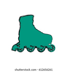Rollers and ice skates sport