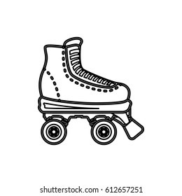 Rollers and ice skates sport