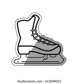 Rollers and ice skates sport