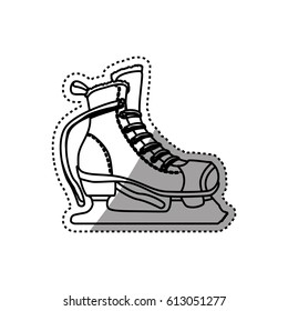 Rollers and ice skates sport