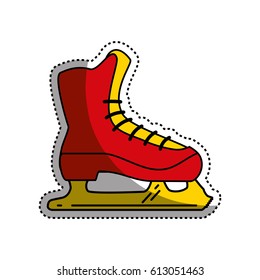 Rollers and ice skates sport