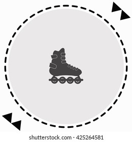 Rollers icon Flat Design. Isolated Illustration.