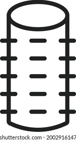 Rollers icon vector image. Can also be used for Clothes and Accessories. Suitable for mobile apps, web apps and print media.