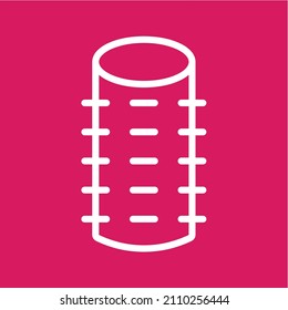 Rollers icon vector image. Can also be used for Clothes and Accessories. Suitable for mobile apps, web apps and print media.