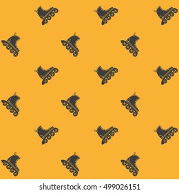 Rollers Sport Seamless Pattern